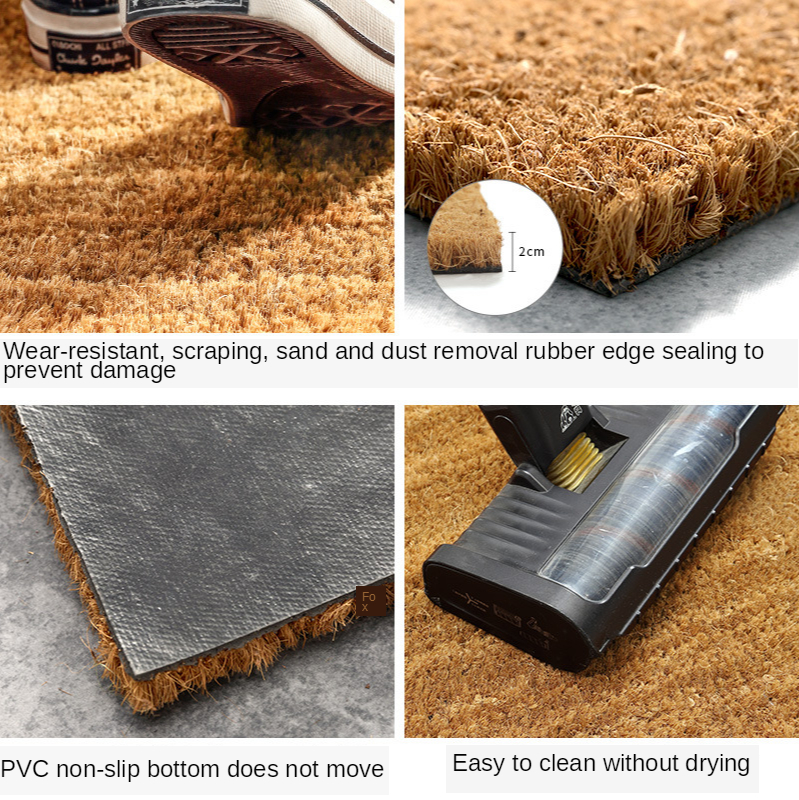Custom 100 Natural Coir Fiber Door Mats