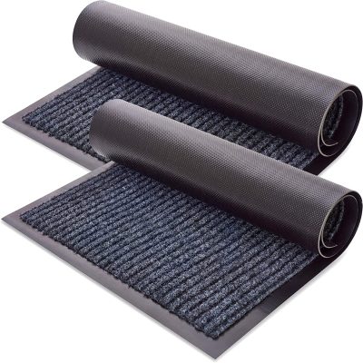 2 pack striped door rubber flooring mats (3)